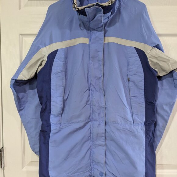 Columbia Women's Large Interchange Core Jacket - Light Blue/Dark Blue - Picture 8 of 16